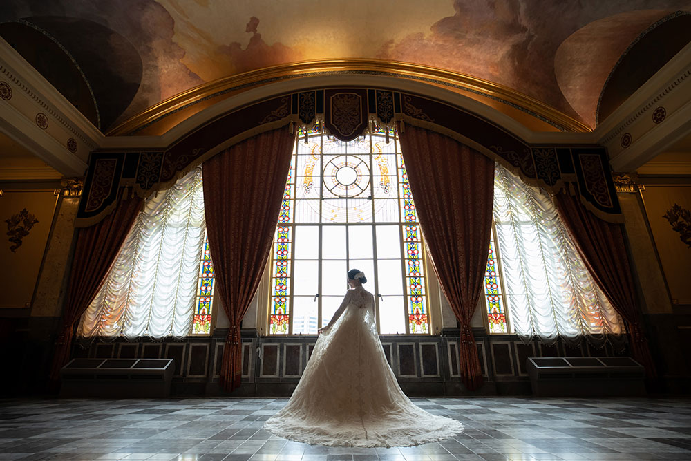 洋装ロケーションフォト